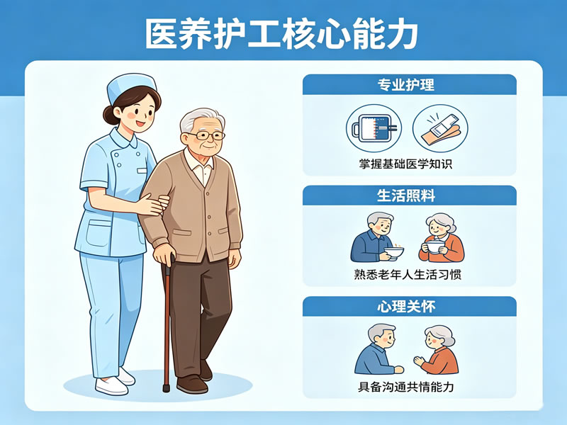 医养结合型养老院护工必备能力清单：专业护理+人文关怀双重素养